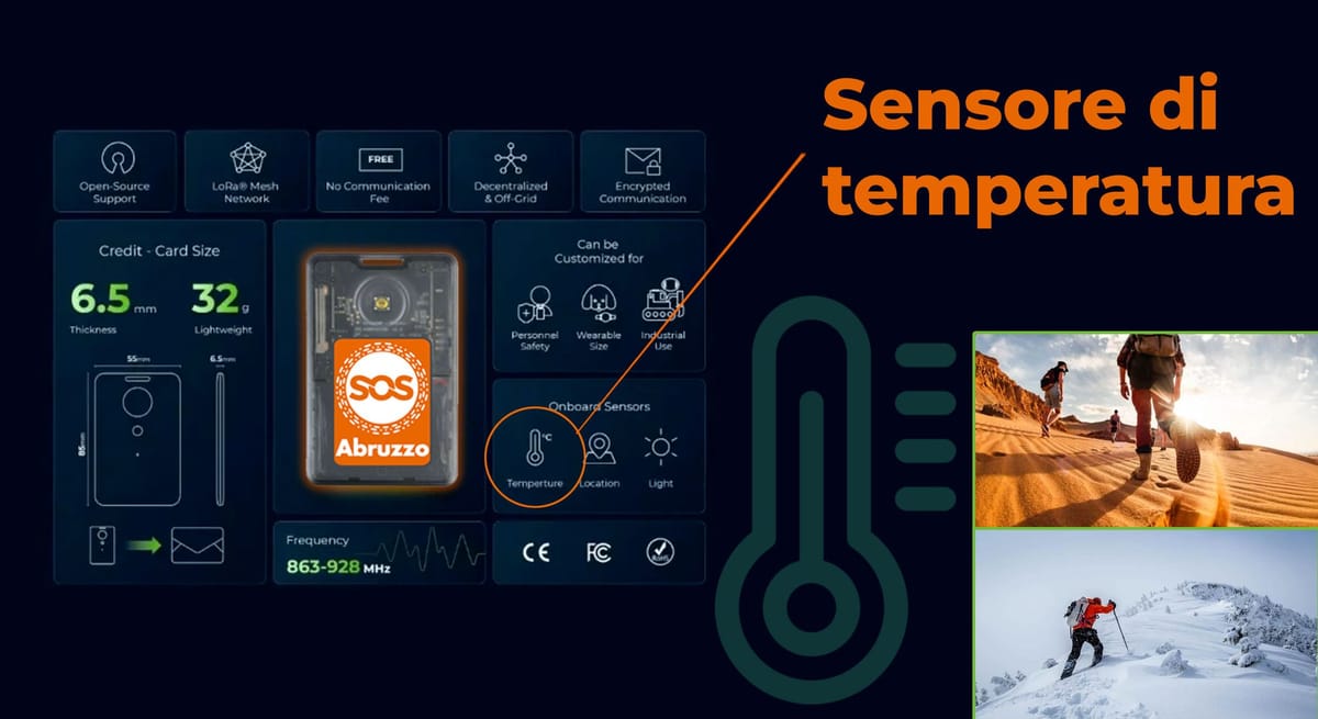 Sensore di temperatura? Presente!