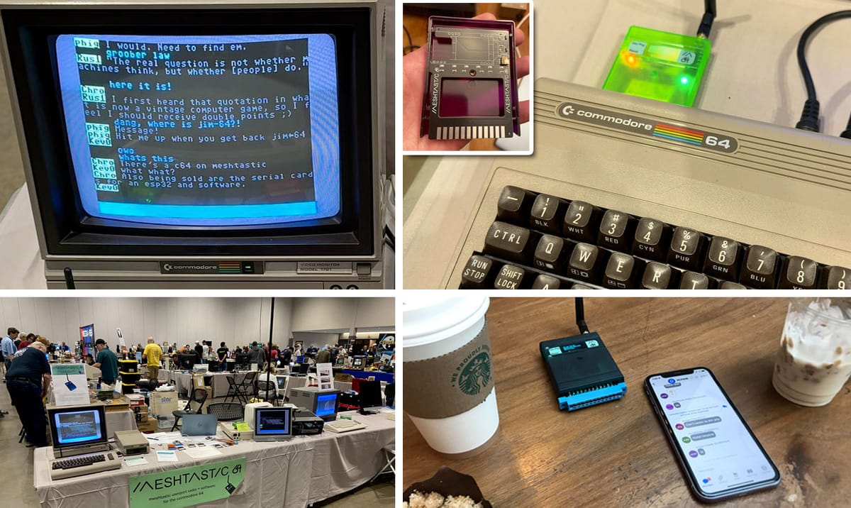Meshtastic sul Commodore64...