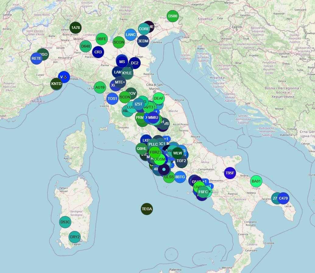 SOS Italia: la dorsale italiana della Mesh