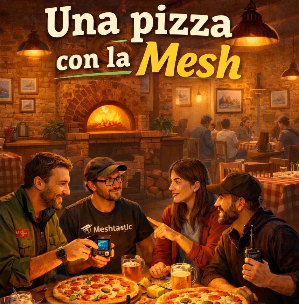 🍕 Una pizza con la mesh — che serata!