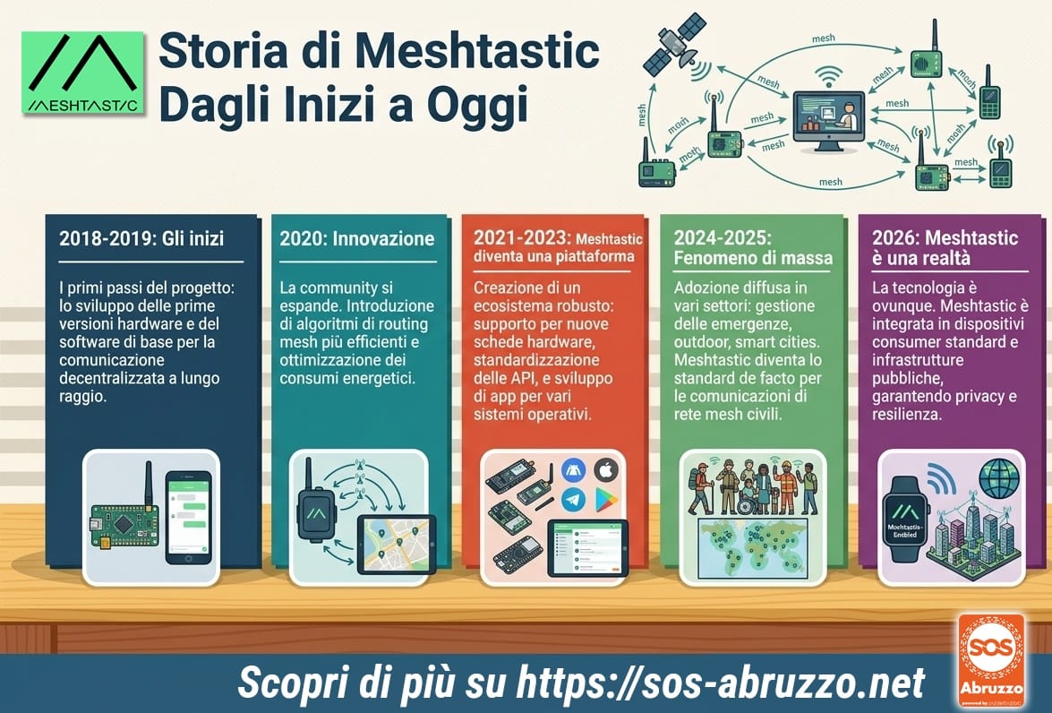 Storia di Meshtastic, dagli inizi ad oggi