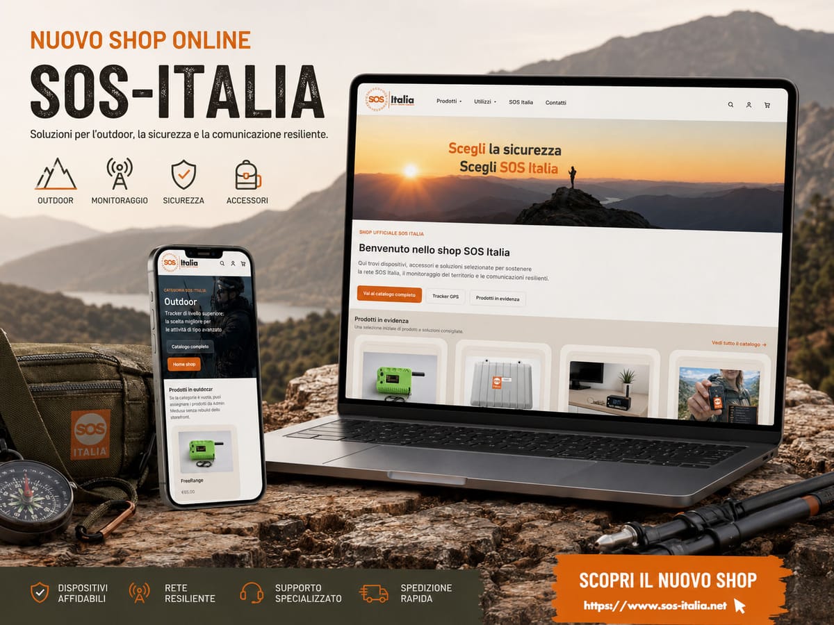 È finalmente online il nuovo shop di SOS Italia!