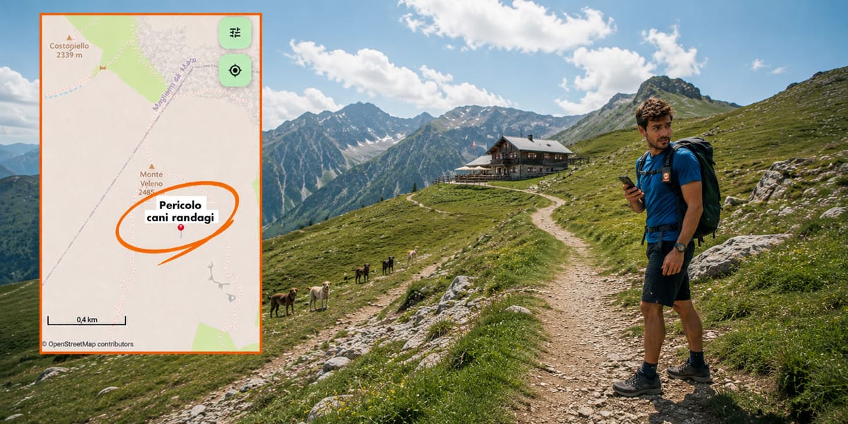 Segnala direttamente sulla mappa i pericoli ai tuoi amici (video)