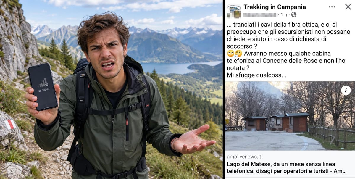 Lago del Matese: da un mese senza linea, disagi per operatori e turisti