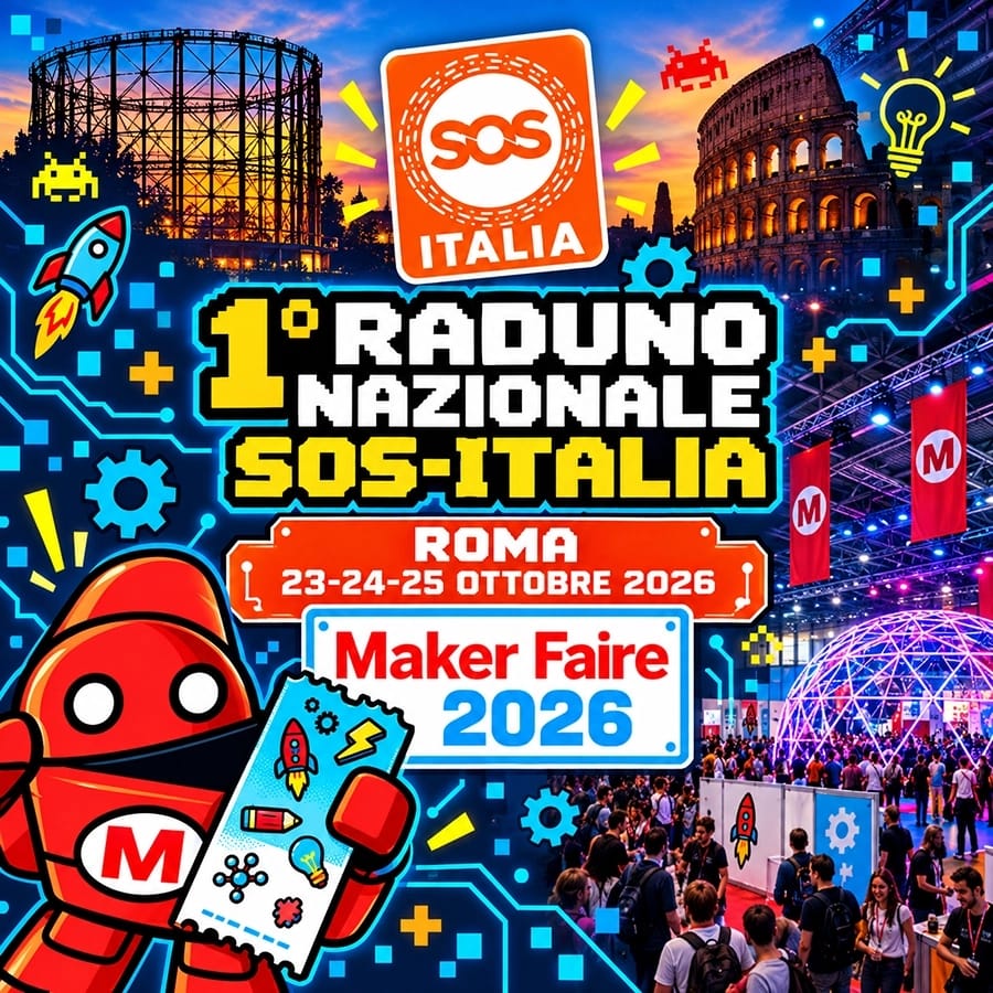🚀 SOS-Italia sarà presente al Maker Faire 2026!