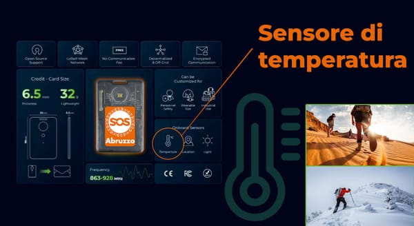 Sensore di temperatura? Presente!