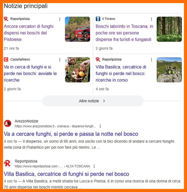 Il fungaiolo è la categoria più a rischio!