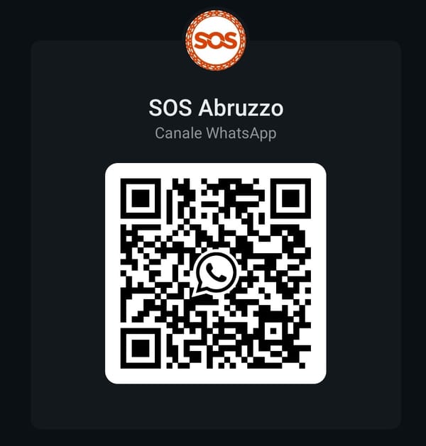 SOS Abruzzo: il canale WhatsApp!