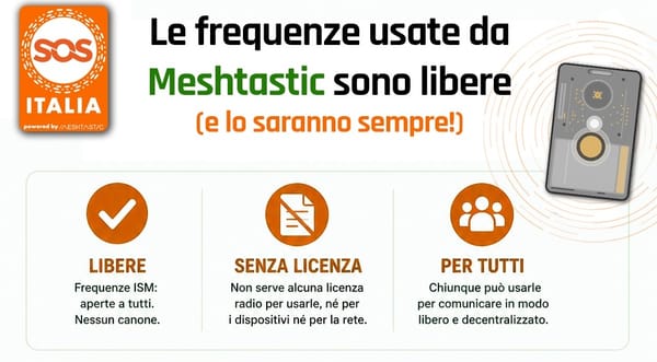 ...e se qualcuno decidesse di chiudere le frequenze Meshtastic?