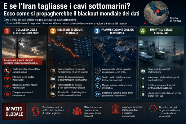 L'Iran minaccia di tagliare i cavi sottomarini: sei pronto al blackout digitale?