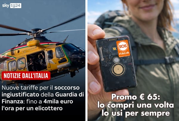Perderti in montagna può costare fino a 4.000 euro per ogni ora di elicottero