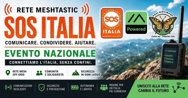 📍 Save the date: domenica 13 settembre, primo raduno SOS-Italia Campania