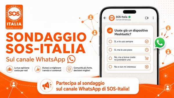 Usate già un dispositivo Meshtastic?